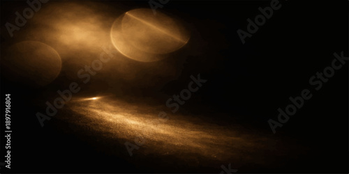 A celestial motion loop design captures the sun and moon against a dark sky background featuring blue earth clouds and glowing stars in deep space art

