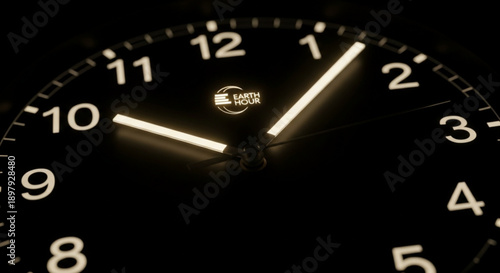 Luxury Watch Face Close-up Showing 1010 on Black Dial with Golden Numbers and Hands