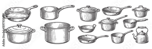 Cookware Pots and Pans Set