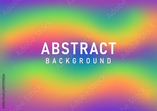 Abstract background with multiple gradient colors that move in curved waves, blending together beautifully, bright and vibrant.