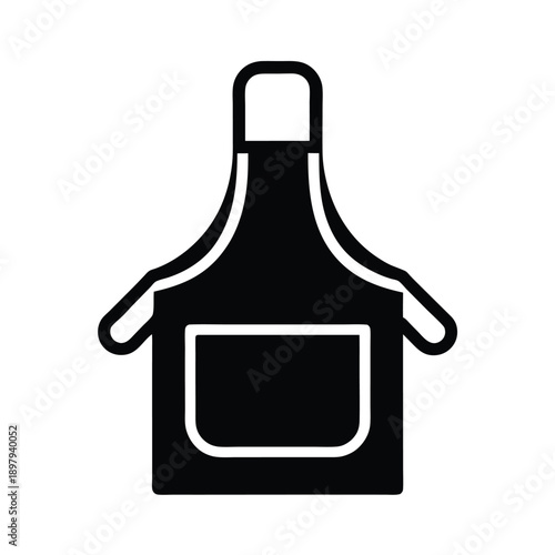 Barber Apron Vector Illustration
