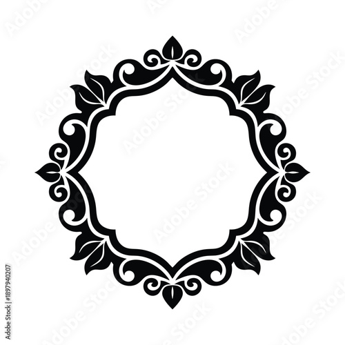 Decorative Border Frame Vector Illustration