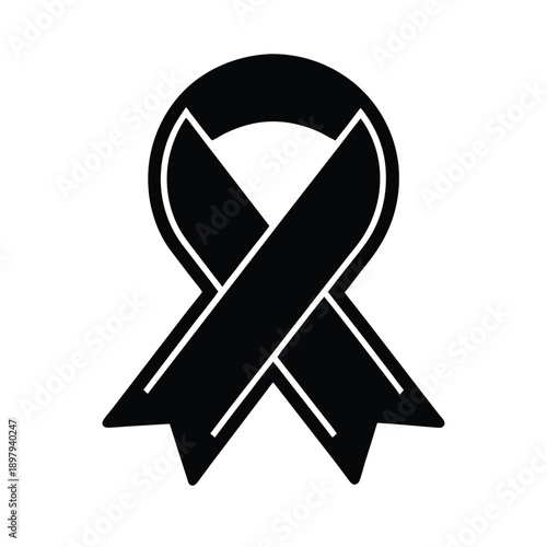 Double Edge Ribbon Vector Illustration