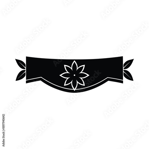 Long Horizontal Banner Vector Illustration