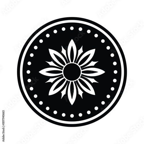 Minimal Rounded Border Vector Illustration