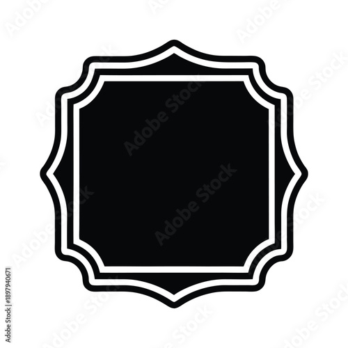 Minimalist Border Frame Vector Illustration