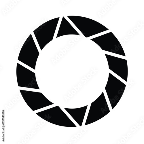 Progress Circle Icon Vector Illustration