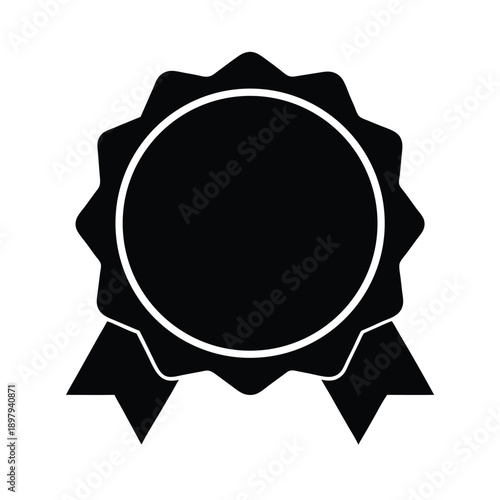 Ribbon Frame Label Vector Illustration