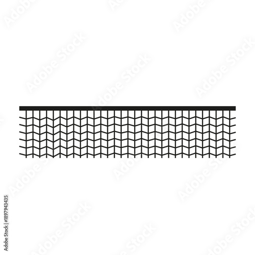 A black metal fence or gate with a repeating pattern of interlocking diamond shapes on a white background, industrial style security barrier or railing