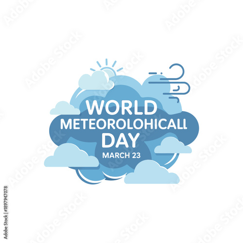 World Meteorological Day Cloud Badge