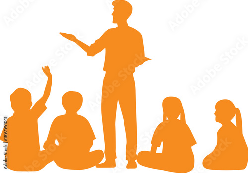 Teacher and Students in a Learning Environment