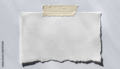 Wallpaper Mural A piece of white paper with a torn strip of tape Torontodigital.ca