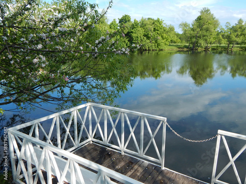 Pond in the Lermontov estate.