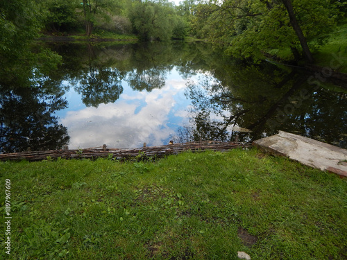 Pond in the Lermontov estate.