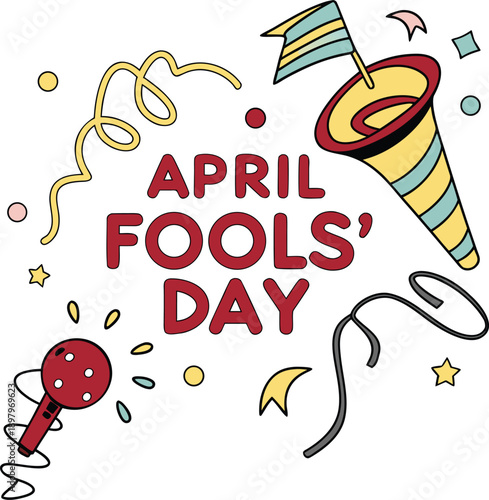 Playful April Fools' Day Celebration Elements