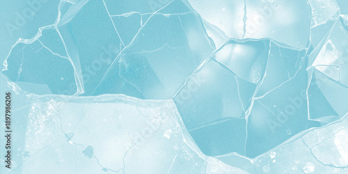 Frozen Ice Texture Background