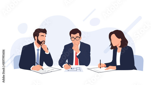 Business Team Meeting Discussion Planning Strategy Corporate Office