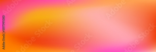 Modern gradient background, gradation pink sunset clouds, bright orange flare, silky gradation, glowing pink sunset scene with orange light.