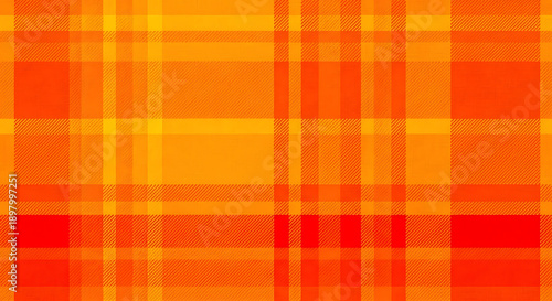 Orange Plaid Pattern