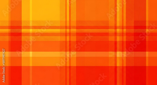 Orange Plaid Pattern