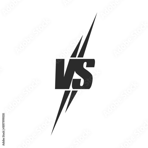 VS logo sport for battle games