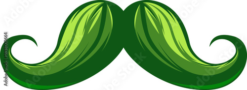 Mustache St Patrick's Illustration