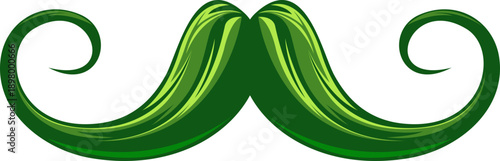 Mustache St Patrick's Illustration