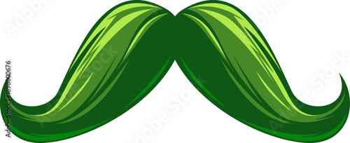Mustache St Patrick's Illustration