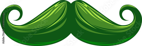 Mustache St Patrick's Illustration