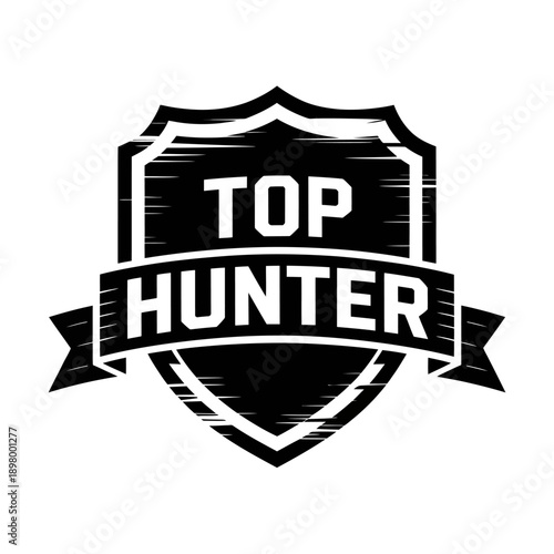 Black shield emblem with Black Friday sale label vector design