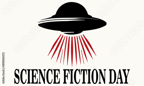 Science fiction day  rocket vector illustration. rocket logo art, rocket vector illustration