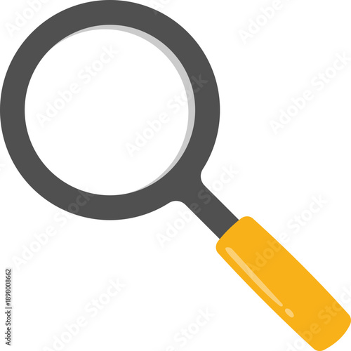 Magnifying Glass Icon or Magnifier Laboratory Equipment