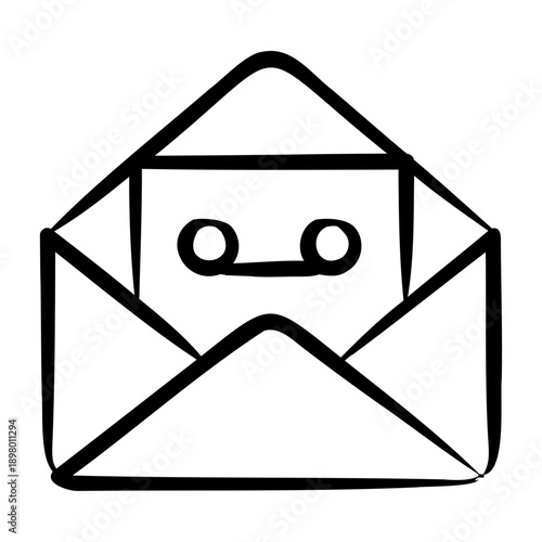 Voicemail Icon - Handdrawn