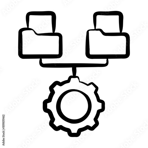 Task Management Icon - Handdrawn