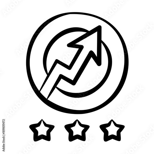 Lead Scoring Icon - Handdrawn