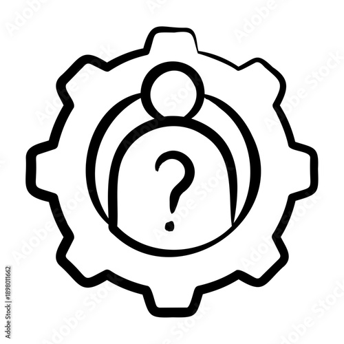 User Roles Icon - Handdrawn