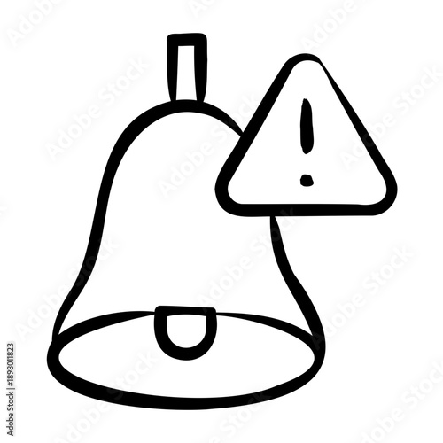 Reminder Alerts Icon - Handdrawn