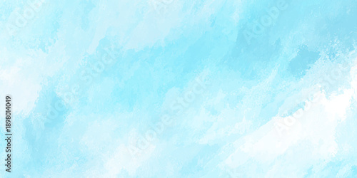 Light blue watercolor background with soft white clouds texture and subtle white cloud-like textures for website headers, invitations.