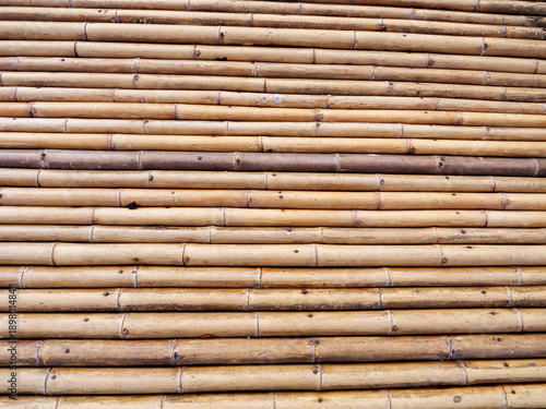 Natural Bamboo Wood Background with Diagonal Pattern