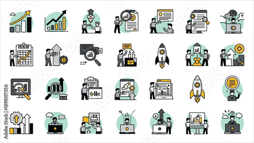 Effective Communication Strategies A Vector Illustration Set