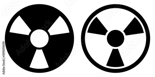 Standard Nuclear Radiation Hazard Signs for Science Research Facilities and Industrial Danger Identification