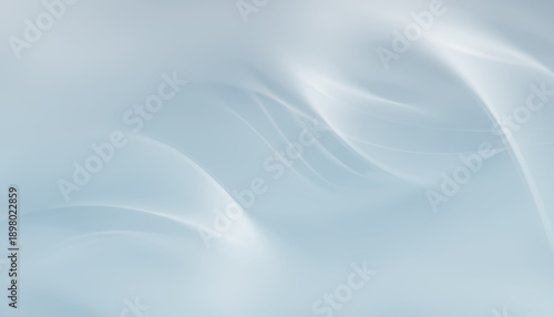 Abstract Background With Soft Lines and Curves in White
