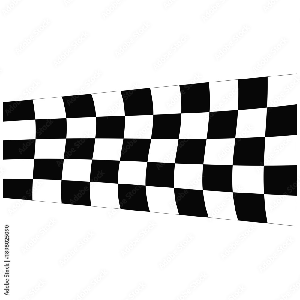 Obraz premium Flag Race Illustration