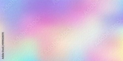 pastel holographic foil texture, unicorn rainbow grass effect background, vector illustration for screen and design