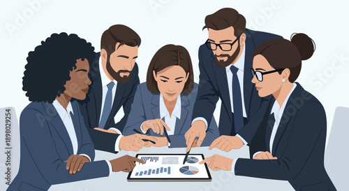 A minimalist illustration evokes professionalism and modernity, ideal for corporate branding and marketing materials.