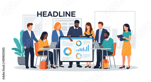 A minimalist illustration evokes growth and care in professional settings, ideal for motivational content.