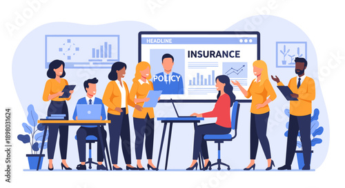 A serene office space with a potted plant and professional attire, ideal for business presentations or corporate websites.