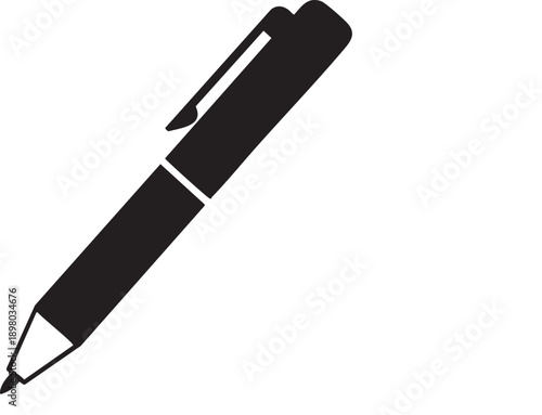 Pen, write icon. line and glyph version, Signature pen outline and filled vector sign. linear and full pictogram. Symbol, logo illustration. Different style icons set