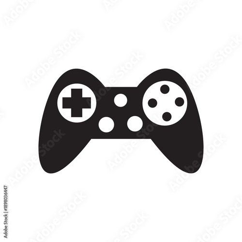 Gamepad icon on white background