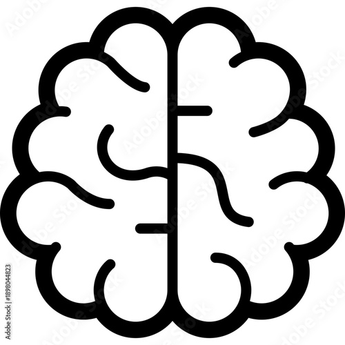 human brain vector illustration